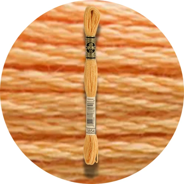 DMC Mouliné Spécial 25 Broderigarn, Ensfarvet, Røde/Gule/Orange nuancer